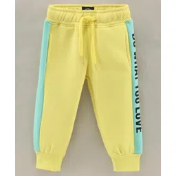 Vitamins Full Length Text Printed Lounge Pant - Sunshine Yellow-picture-11