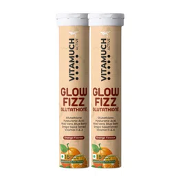 Vitamuch Set Of 2 Glow Fizz Orange Tablets -15 Tablets Each-picture-10
