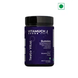 Vitamuch Testo Vital Gummies - 30 Gummies - Strawberry Mint Flavor-picture-33