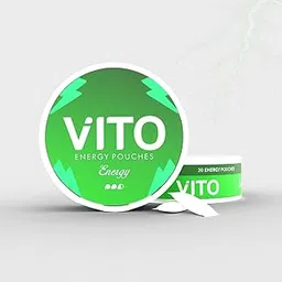 VITO Energy Pouches | Caffeine Pouch | Sugar-Free, Zero-Calorie, Fast-Acting Focus Booster| 20 Count | Portable Energy Pouches for Work, Study and Fitness (80mg, Energy)-picture-11