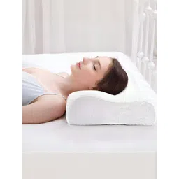 VIV-ATIQ White Memory Foam Filled Cotton Lightweight Sleep Pillow-picture-19