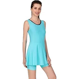 viva Swimming OWSD-329 Female Swim Dress with Short Leg I Womens Swimming Costume I Swimwear for Women I One-Piece Swimsuits I Swimsuit for Women-picture-14
