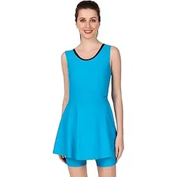 viva Swimming OWSD-329 Female Swim Dress with Short Leg I Womens Swimming Costume I Swimwear for Women I One-Piece Swimsuits I Swimsuit for Women-picture-20