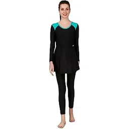 Viva Swimming OWSD-331 Female Swim Dress with Full Leg Length I Womens Swimming Costume I Swimwear for Women I One-Piece Swimsuits I Swimsuit for Women-picture-21