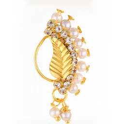 vivastri Gold Plated Alloy Nath Nose Pins-picture-13