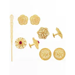 VIVASTRI Women Gold-Plated Alloy Earrings-picture-16