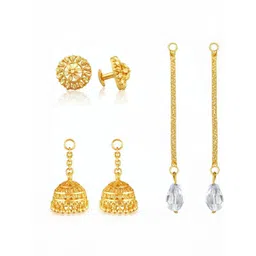VIVASTRI Women Gold-Plated Alloy Earrings-picture-18