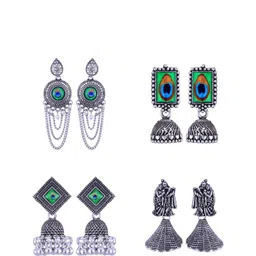 VIVASTRI Women Gold-Plated Alloy Earrings-picture-19