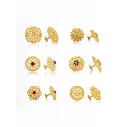 VIVASTRI Women Gold-Plated Alloy Earrings-picture-20