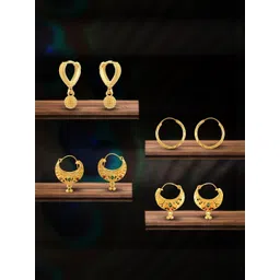 VIVASTRI Women Gold-Plated Alloy Earrings-picture-17