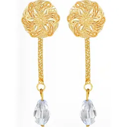 VIVASTRI Women Gold-Plated Alloy Earrings-picture-30