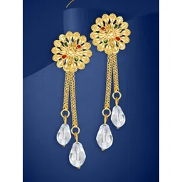 VIVASTRI Women Gold-Plated Alloy Earrings-picture-28