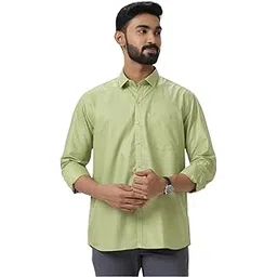 viveagham Men Full Sleeves Colour Shirt-picture-30