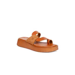 Viviblu Women Leather Flatform Heel Sandals-picture-26