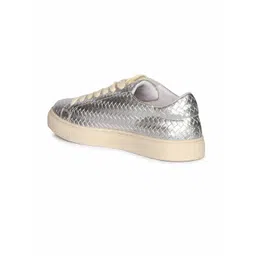 Viviblu Women Textured Leather Sneakers image 3