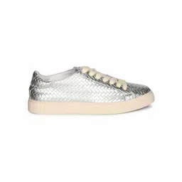 Viviblu Women Textured Leather Sneakers image 5