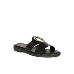 ViviBlu Women's Black Slide Sandals-picture-29