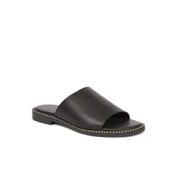 ViviBlu Women's Black Slide Sandals-picture-17