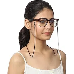 vivid vision Unisex Adult Fabric Eyeglass Holder Strap Cord | New Chain Adjust on Sunglasses | Anti-slip Retainer Lanyard String Eyewear Frame | CH-154 | Brown-picture-52