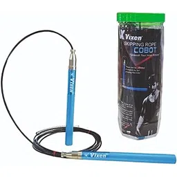 Vixen Skipping Rope Cobot Men and women and Children Exercise Rope | Aluminum Handle | Ball Bearing | Arjustable Jumping Rope for Exercise, Gym , Training, Sports with Weight Bars With 2.5 mm Steel Wire-picture-20