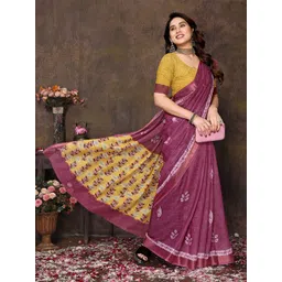 Vj fashion Floral Zari Saree-picture-26