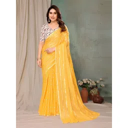 vj fashion Leheriya Printed Zari Leheriya Saree-picture-31