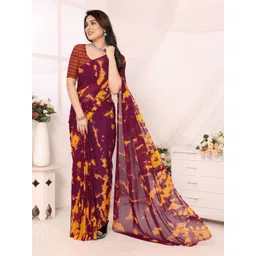 vj fashion Tie and Dye Printed Pure Georgette Saree-picture-22
