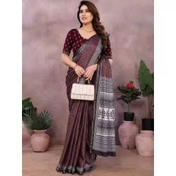 VJ FASHION Women Digital Printed MulMul Cotton Saree With Unstitched Blouse Piece-picture-19