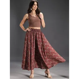 vj fashion Women Paisley Printed Flared Palazzos-picture-33