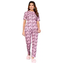 vj fashion Women Printed Night Suit-picture-10