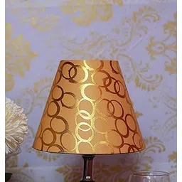 Vk Lampshade Industry, Antique Screen Printed Cone Lampshade for Table Lamp, Lamp Shade Suitable for Bedroom, Study room, Living room and Home Decor & Decoration. (10x7x4 Inches)-picture-29