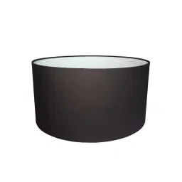 vk lampshade industry Pure Black Drum Lampshade image 2