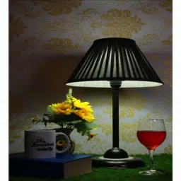 vk lampshade industry Grey Color Knife Pleated Cone Lampshade-picture-21