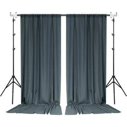 VK Vistook Dark grey Decoration Backdrop Curtain Background Wedding Parties 5x12Ft Set of 2 Reflector-picture-11