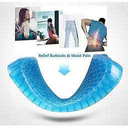 vkpsn Gel Egg Soft Sitter Cushion Honeycomb with Chair Back Rest Back / Lumbar Support-picture-19