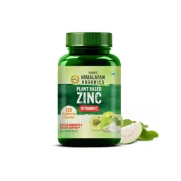 Vlado's Himalayan Organics Plant Based Zinc with Vitamin C | Immunity & Anti Inflammation Capsules-image-23