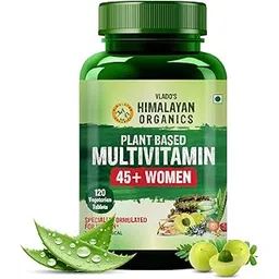 Vlado’s Himalayan Organics Plant Based Multivitamin Women 45+ | Enhances Immunity | Boosts Energy Levels | Supports Memory | Good For Hair & Skin - 120 Veg Tablets-picture-14