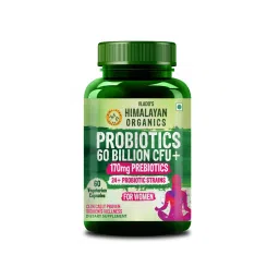Vlado's Himalayan Organics Probiotics 60 Billion CFU+ Gut Health S For Women Capsules-picture-15