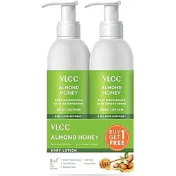VLCC Almond Honey Deep Nourishing & Skin Brightening Body Lotion - 350Ml + 350Ml | | Deep Nourishment, Glowing & Youthful Skin | With Almond Oil, Honey, Cocoa Butter & Aloe Vera.-picture-18