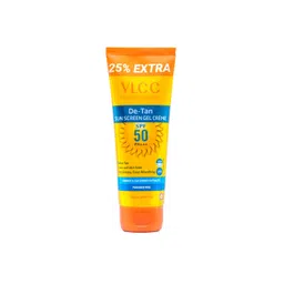 VLCC De Tan SPF 50 PA+++ Sunscreen Gel Cream For Sun Protection - 100 g with 25 g Extra-picture-17