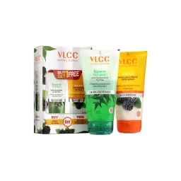 VLCC Neem Face Wash & Anti Tan Skin Lightening Face Wash Buy 1 Get 1 Free - Pack of 2-picture-32