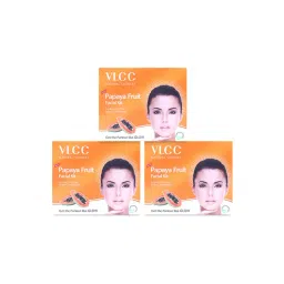 VLCC Papaya Fruit Facial Kit - Pack of 3-picture-46