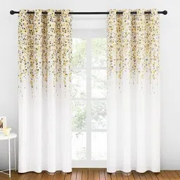 274 cm (9 ft) Long Door Polyester Room Darkening Curtain Single Curtain-image-10