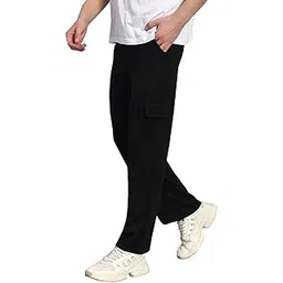 vogaan Stretchable Lycra Stylish Cargo Pant for Men | Regular Slim Fit | Men's Stretchable Cargos with 5 Pockets | Mens Street Wear Casual Trouser Pants-picture-39