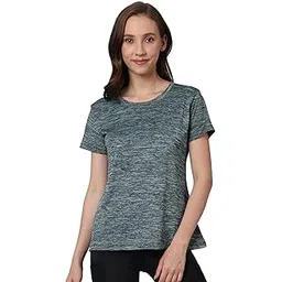vogue ease || Women's Athleisure Short Sleeve Sports Gym Workout Exercise Anti Odor Polyester Tshirt-picture-44