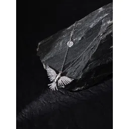 VOGUE PANASH Silver-Plated Animal Shaped Pendants with Chains-picture-16