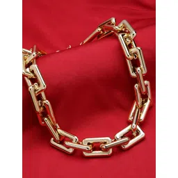 VOGUE PANASH Women Gold-Toned & Plated Handcrafted Statement Necklace-picture-36