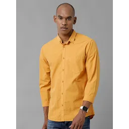 Voi Jeans Button Down Collar Slim Fit Pure Cotton Casual Shirt-picture-25