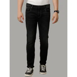 Voi Jeans Men Mid-Rise Comfort Skinny Fit Light Fade Stretchable Jeans-picture-23