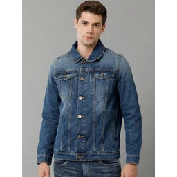 Voi Jeans Washed Pure Cotton Denim Jacket-picture-19